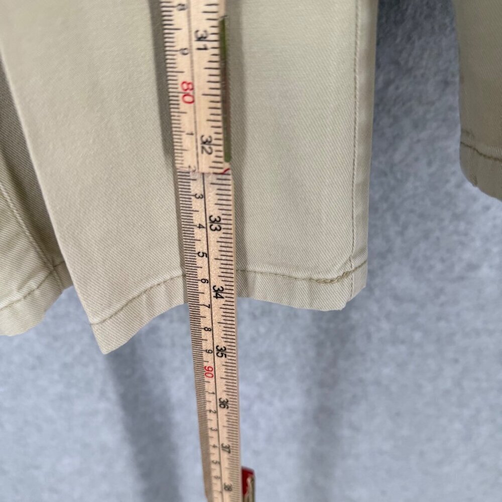 Peter Millar Mens Chino Pant Size 33x34 Pima Cotton Tan Straight Leg Golf Work - Picture 14 of 14